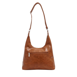 VEGAN HOBO BAG | EDITH-Bags & Wallets-S-Q-Coriander