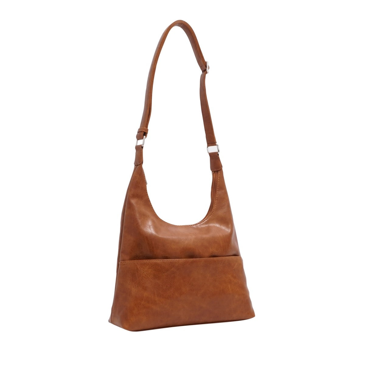VEGAN HOBO BAG | EDITH-Bags & Wallets-S-Q-Coriander