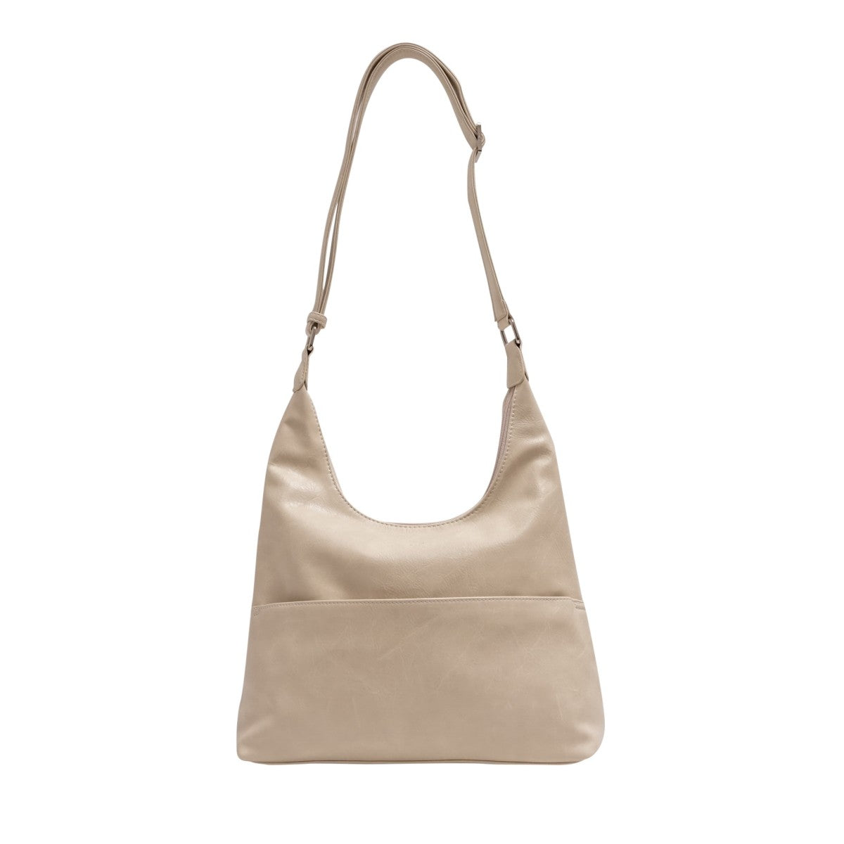 VEGAN HOBO BAG | EDITH-Bags & Wallets-S-Q-CREAM-Coriander