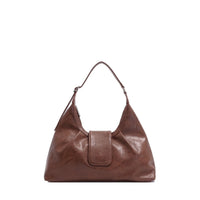 VEGAN HOBO BAG | KARELL-Bags & Wallets-S-Q-BROWN-Coriander