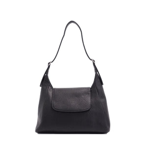 VEGAN HOBO BAG | MYLENE-Bags & Wallets-S-Q-BLACK-Coriander