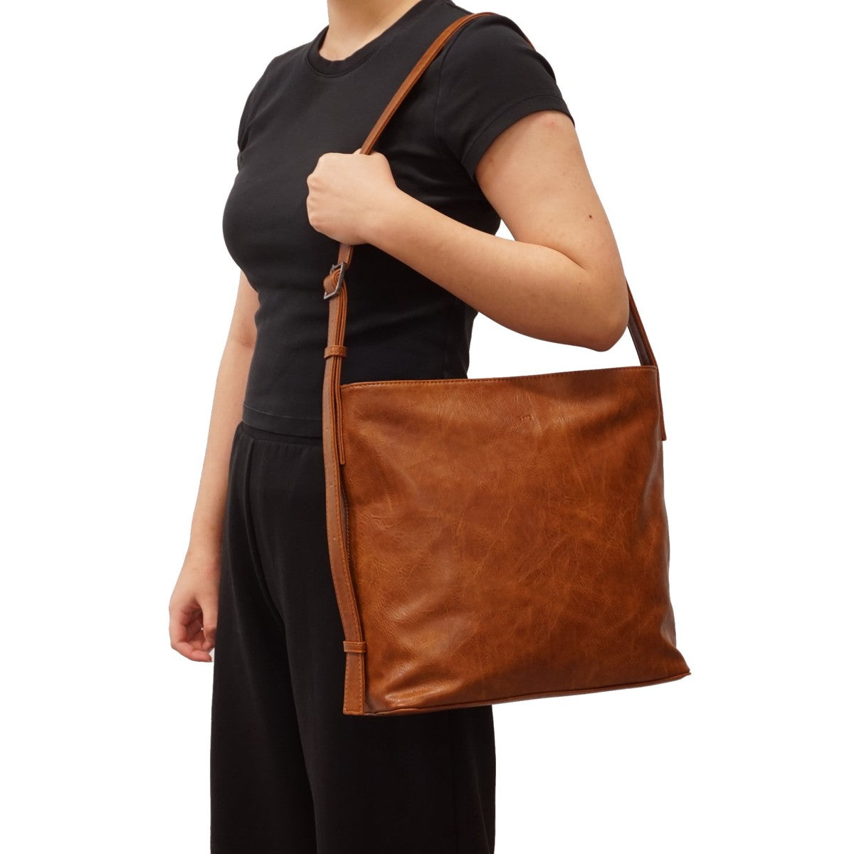 VEGAN HOBO | LANI-Bags & Wallets-S-Q-Coriander