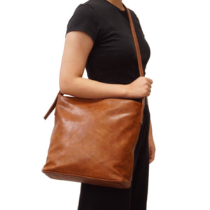 VEGAN HOBO | LANI-Bags & Wallets-S-Q-CAMEL-Coriander