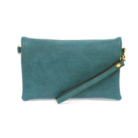 VEGAN KATE CROSSBODY CLUTCH-Bags & Wallets-JOY SUSAN-BLUE LAGOON-Coriander