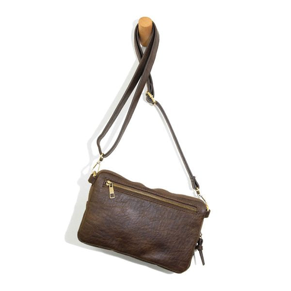 VEGAN KENDRA CARGO POCKET SLING/CROSSBODY BAG-Bags & Wallets-JOY SUSAN-Coriander