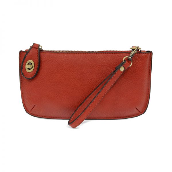 VEGAN MINI CROSSBODY WRISTLET CLUTCH-Purse-JOY SUSAN-CHERRY RED-Coriander