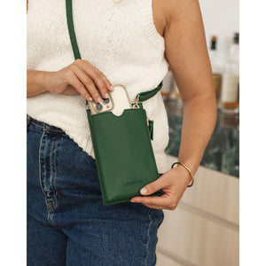 VEGAN PHONE BAG | SUKI-Bags & Wallets-LOUENHIDE-Coriander