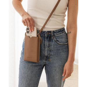 VEGAN PHONE BAG | SUKI-Bags & Wallets-LOUENHIDE-Coriander