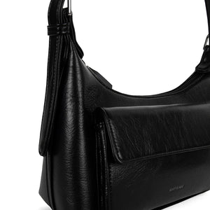 VEGAN SHOULDER BAG | BEL/THEME-Bags & Wallets-MATT & NAT-BLACK-Coriander