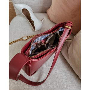 VEGAN SHOULDER BAG | IVY-Bags & Wallets-LOUENHIDE-Coriander