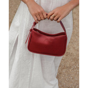 VEGAN SHOULDER BAG | IVY-Bags & Wallets-LOUENHIDE-CHERRY-Coriander