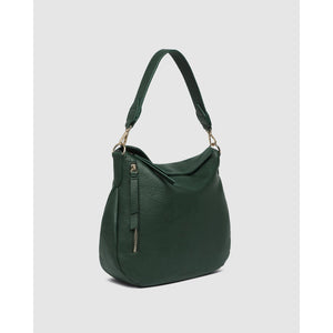 VEGAN SHOULDER BAG | NADIA-Bags & Wallets-LOUENHIDE-Coriander