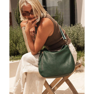 VEGAN SHOULDER BAG | NADIA-Bags & Wallets-LOUENHIDE-Coriander
