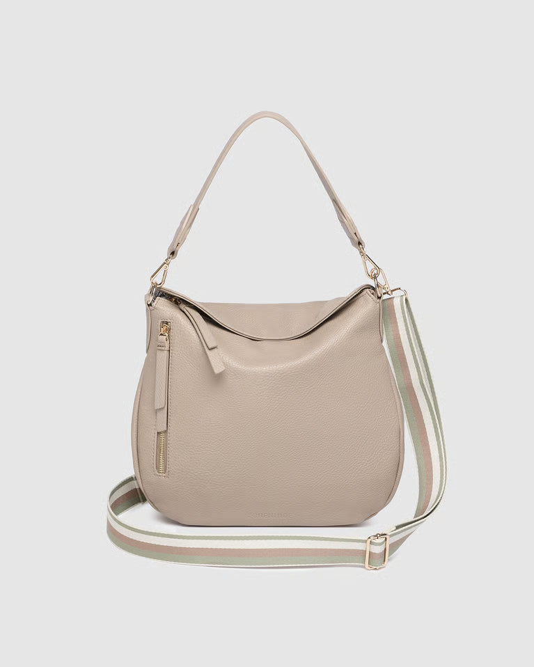 VEGAN SHOULDER BAG | NADIA-Bags & Wallets-LOUENHIDE-Coriander