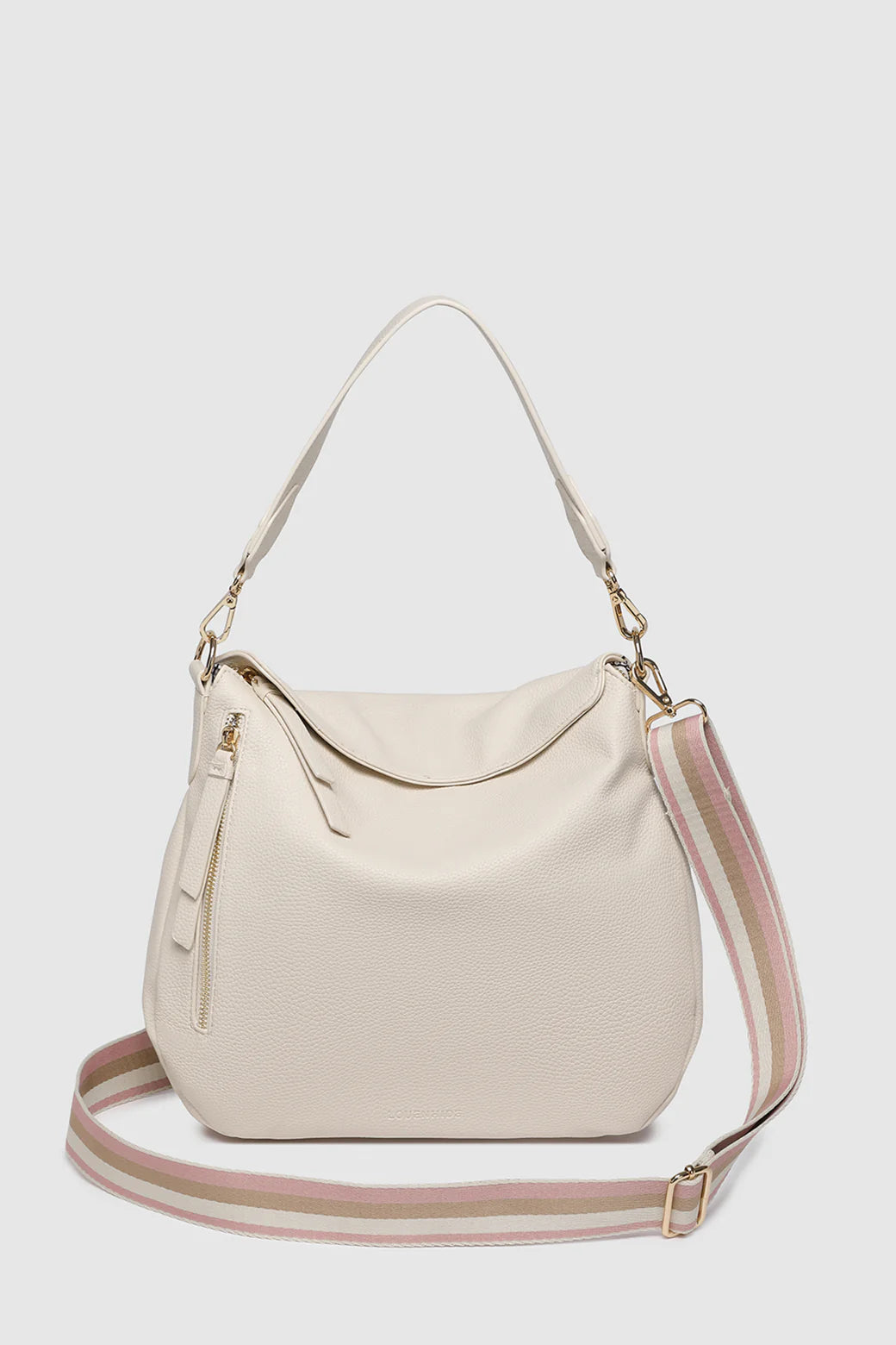 VEGAN SHOULDER BAG | NADIA-Bags & Wallets-LOUENHIDE-VANILLA-Coriander