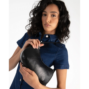 VEGAN SHOULDERBAG | MARI-Bags & Wallets-MATT & NAT-BLACK-Coriander