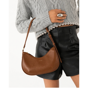 VEGAN SHOULDERBAG | MARI-Bags & Wallets-MATT & NAT-RUST-Coriander