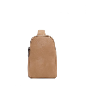 VEGAN SLING BAG THEA-Bag-S-Q-LIGHT CAMEL-Coriander