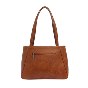 VEGAN TOTE BAG | ADELYN-Bags & Wallets-S-Q-Coriander