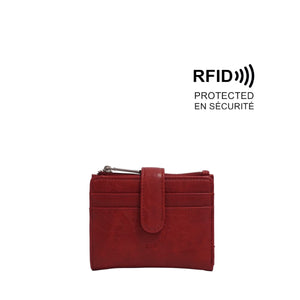 VEGAN WALLET | AIMEE-Bags & Wallets-S-Q-MERLOT-Coriander