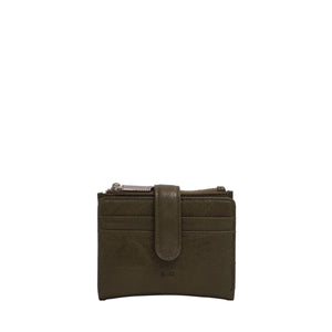 VEGAN WALLET | AIMEE-Bags & Wallets-S-Q-OLIVE-Coriander