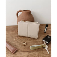 VEGAN WALLET | BLONDIE-Bags & Wallets-LOUENHIDE-OAT-Coriander