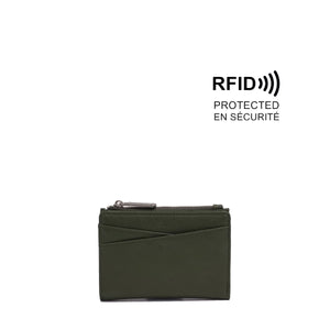 VEGAN WALLET | DAKOTA-Bags & Wallets-S-Q-GREEN-Coriander
