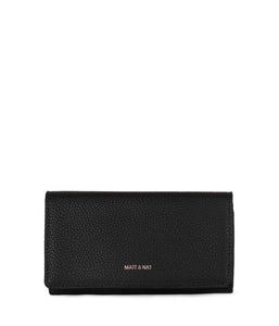 VEGAN WALLET | MAIRI/GRAIN-Bags & Wallets-MATT & NAT-BLACK-Coriander