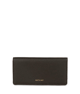 VEGAN WALLET | MAIRI/GRAIN-Bags & Wallets-MATT & NAT-FUDGE-Coriander