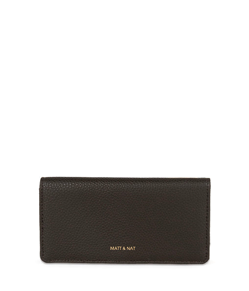 VEGAN WALLET | MAIRI/GRAIN-Bags & Wallets-MATT & NAT-FUDGE-Coriander