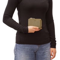 VEGAN WALLET | RILEY-Bags & Wallets-S-Q-Coriander