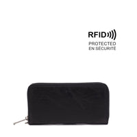 VEGAN WALLET | TREENA ZIP-AROUND-Bags & Wallets-S-Q-BLACK-Coriander