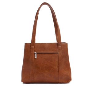 VEGAN WORK TOTE | GLENNA-Bags & Wallets-S-Q-Coriander