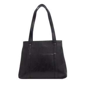 VEGAN WORK TOTE | GLENNA-Bags & Wallets-S-Q-BLACK-Coriander