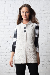 VEST | EVERYDAY LAYER-Jackets & Sweaters-LIV BY HABITAT-Coriander