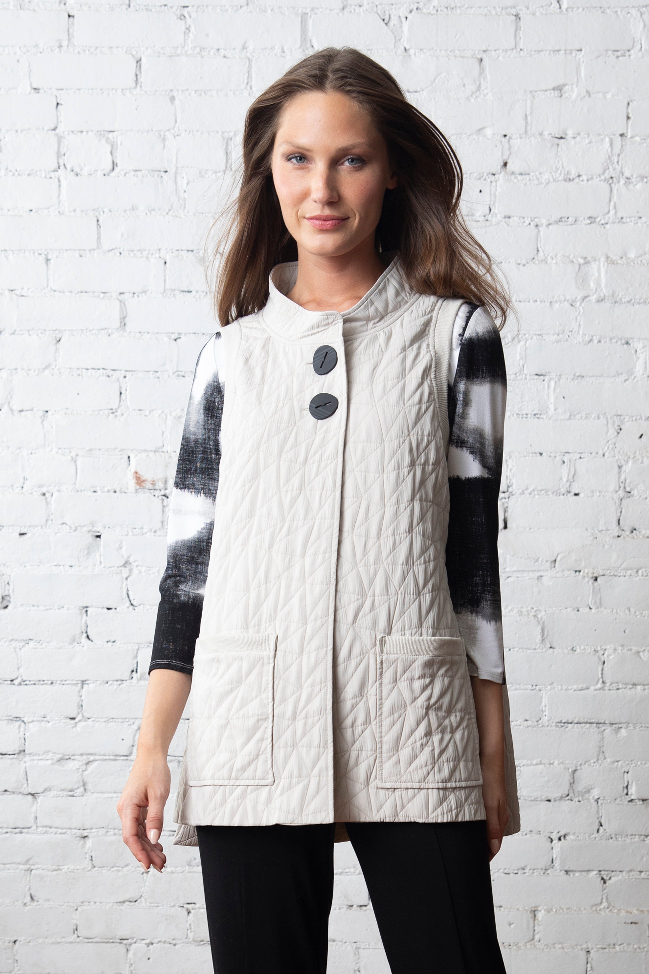 VEST | EVERYDAY LAYER-Jackets & Sweaters-LIV BY HABITAT-Coriander