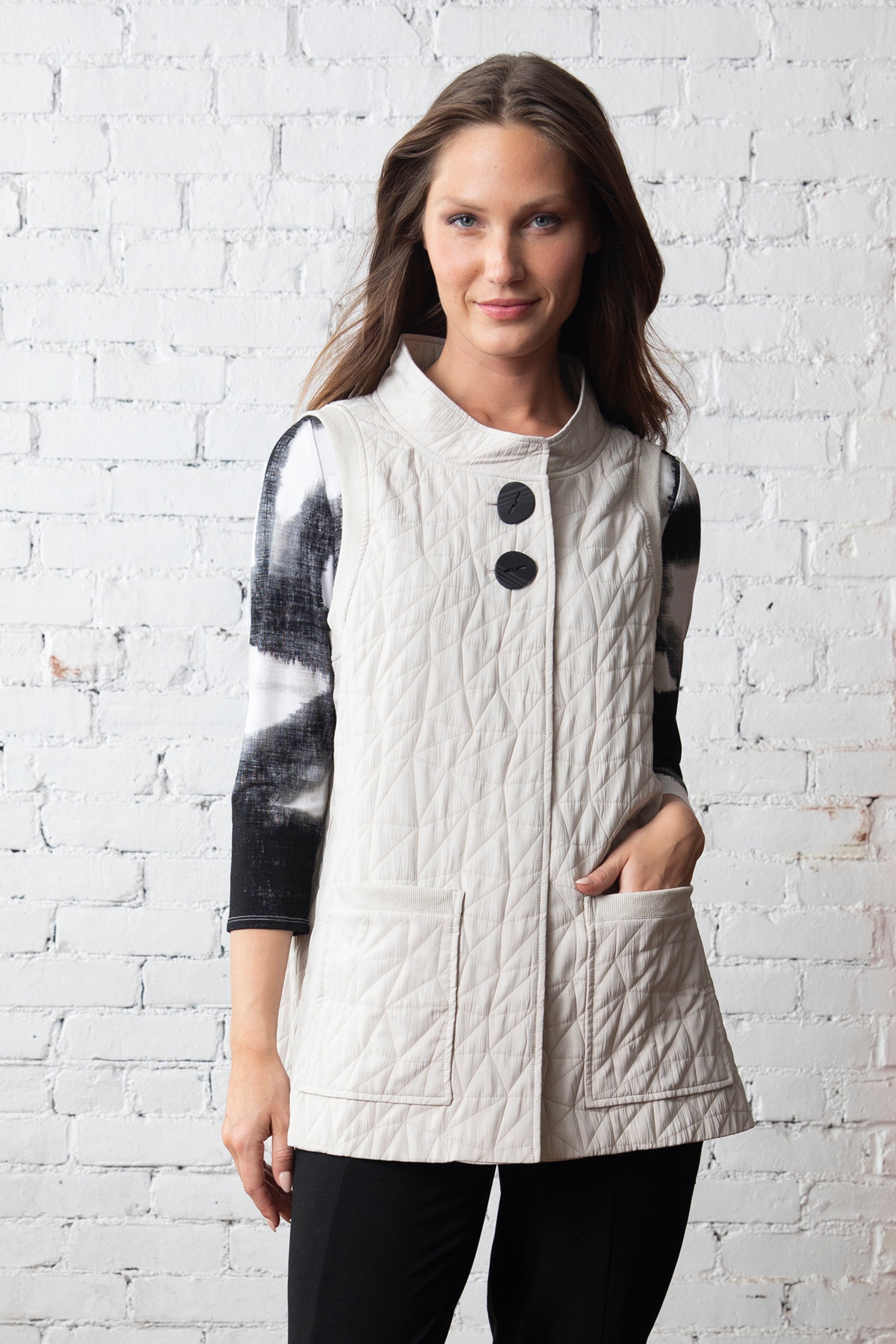 VEST | EVERYDAY LAYER-Jackets & Sweaters-LIV BY HABITAT-XSMALL-SHELL-Coriander