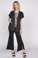 VEST | MIXED MEDIA-Jackets & Sweaters-OLIVIA-Coriander