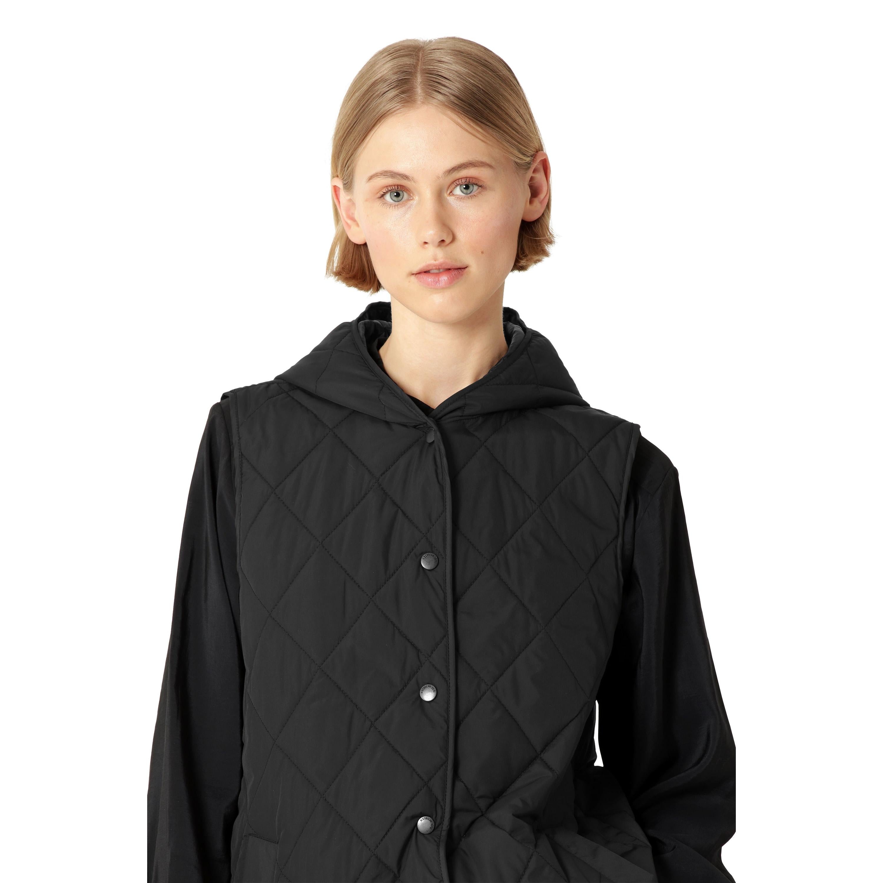 VEST | PADDED QUILT-Jackets & Outerwear-ILSE JACOBSEN-34-BLACK 001-Coriander