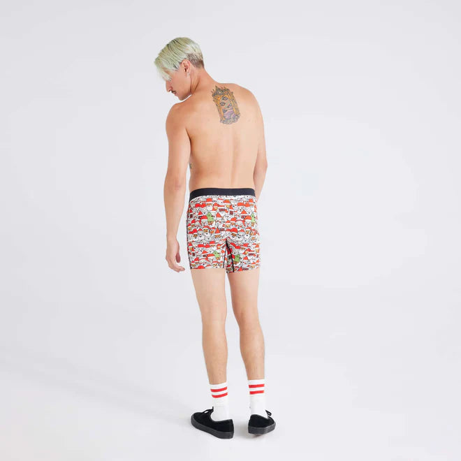 VIBE BOXER BRIEF 2 PACK | ALL THE SANTAS & BLACK-Intimates-SAXX-Coriander