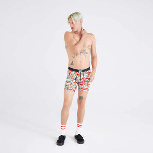 VIBE BOXER BRIEF 2 PACK | ALL THE SANTAS & BLACK-Intimates-SAXX-Coriander