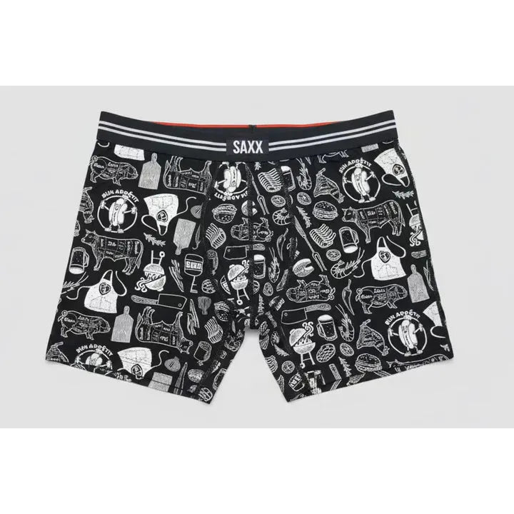 VIBE BOXER BRIEF | BUN APPETIT-BLACK-Intimates-SAXX-Coriander