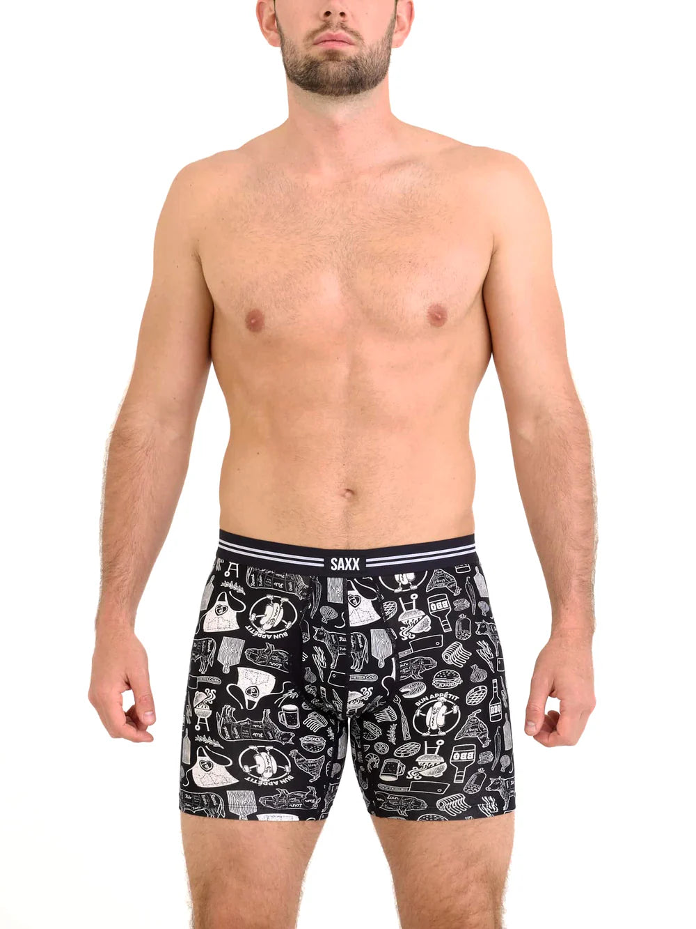 VIBE BOXER BRIEF | BUN APPETIT-BLACK-Intimates-SAXX-Coriander
