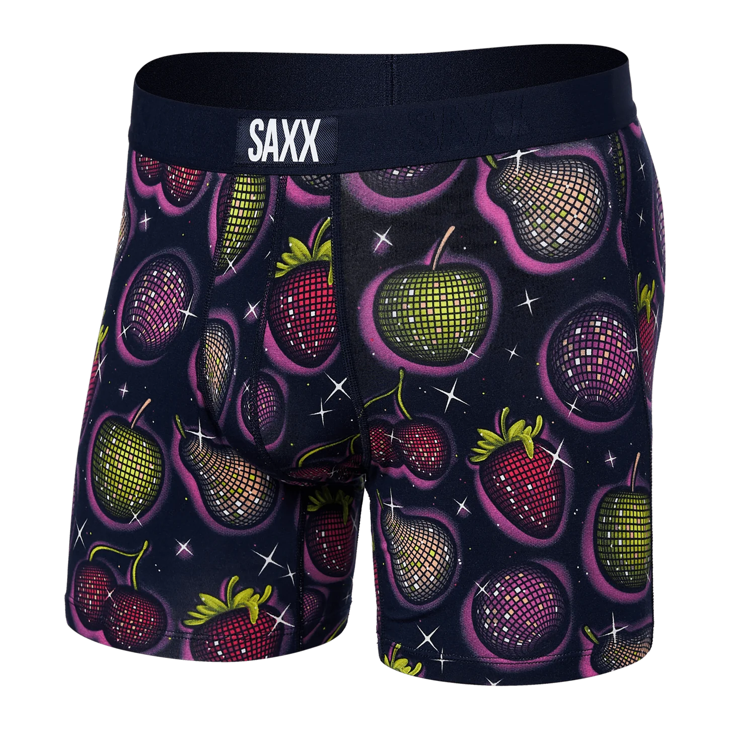 VIBE BOXER BRIEF | DISCO FRUIT MARITIME BLUE-Underwear-SAXX-SMALL-DISCO FRUIT MARITIME-Coriander