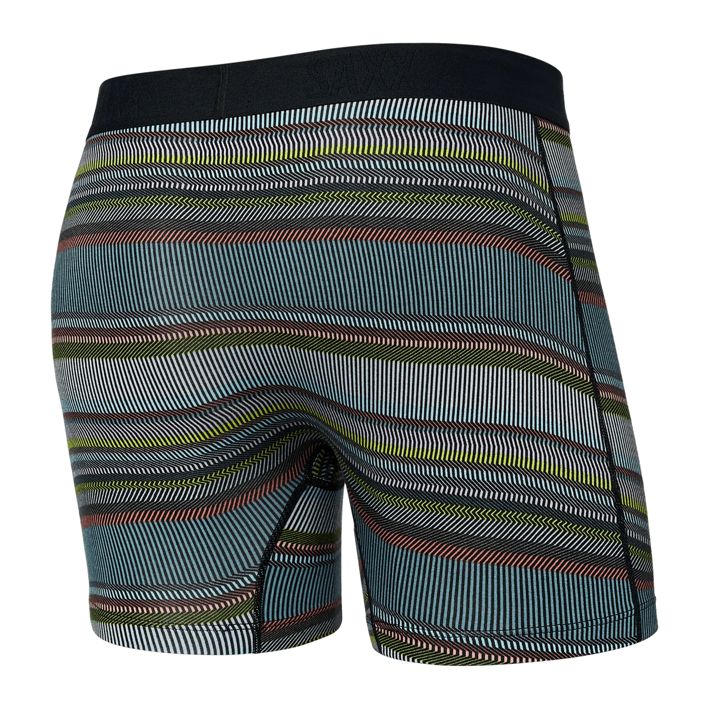 VIBE BOXER BRIEF | HYPERACTIVE STRIPE MULTI-Underwear-SAXX-Coriander