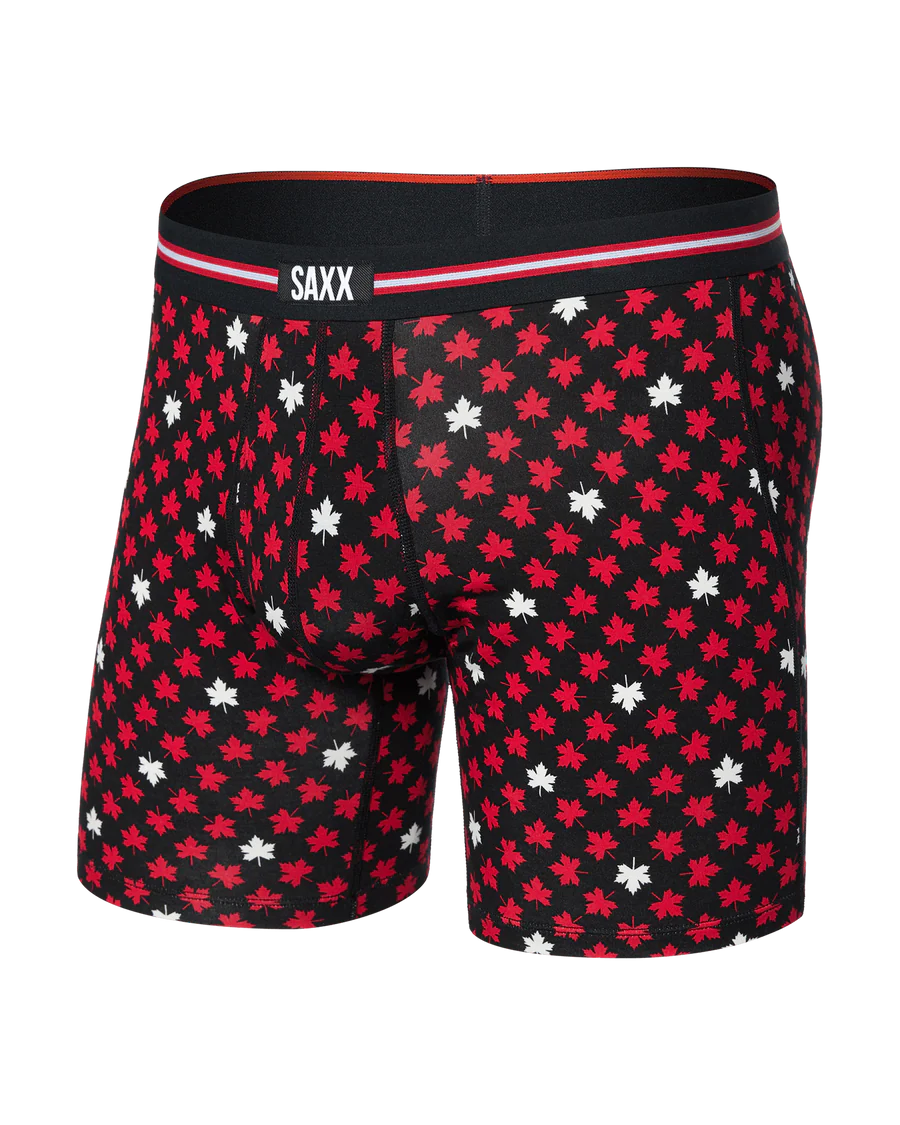 VIBE BOXER BRIEF | MAPLE LEAF-BLACK-Intimates-SAXX-Coriander
