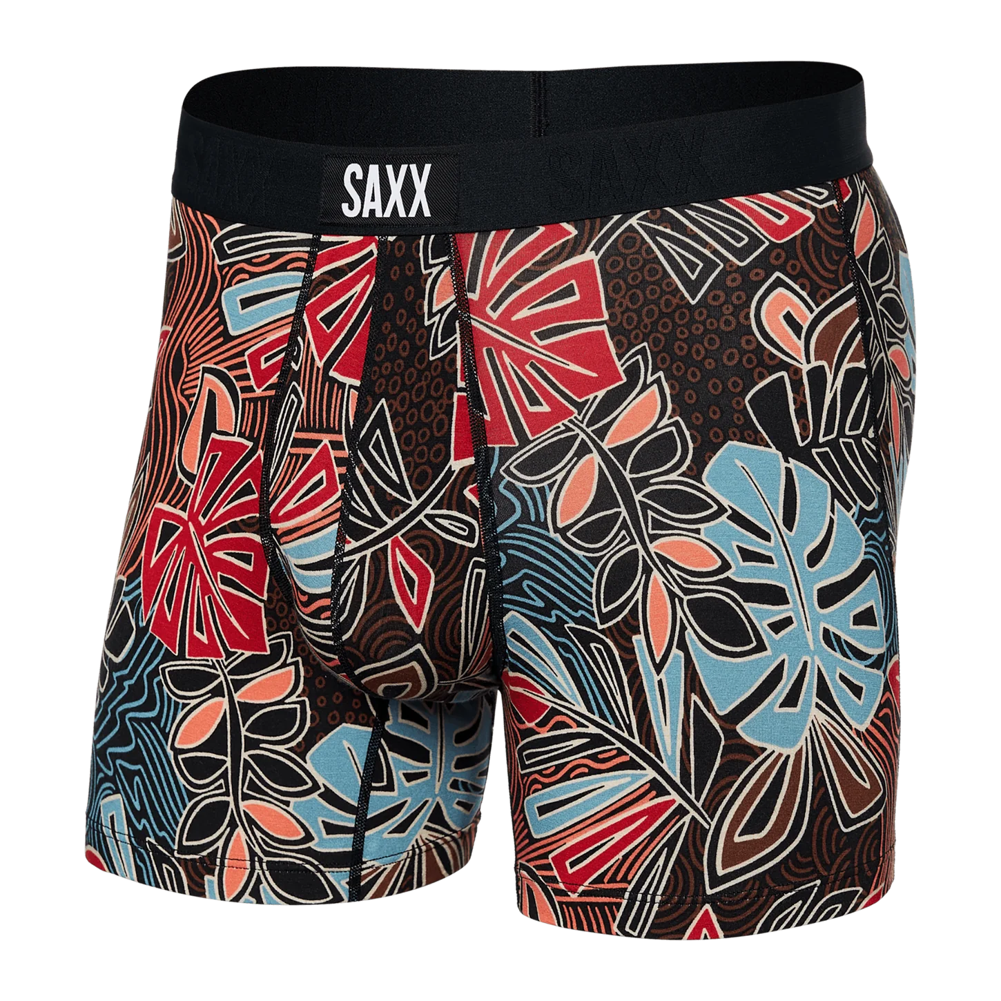 VIBE BOXER BRIEFS | DESERT PALMS RED MULTI-Underwear-SAXX-SMALL-DESERT PALMS RED MLT-Coriander