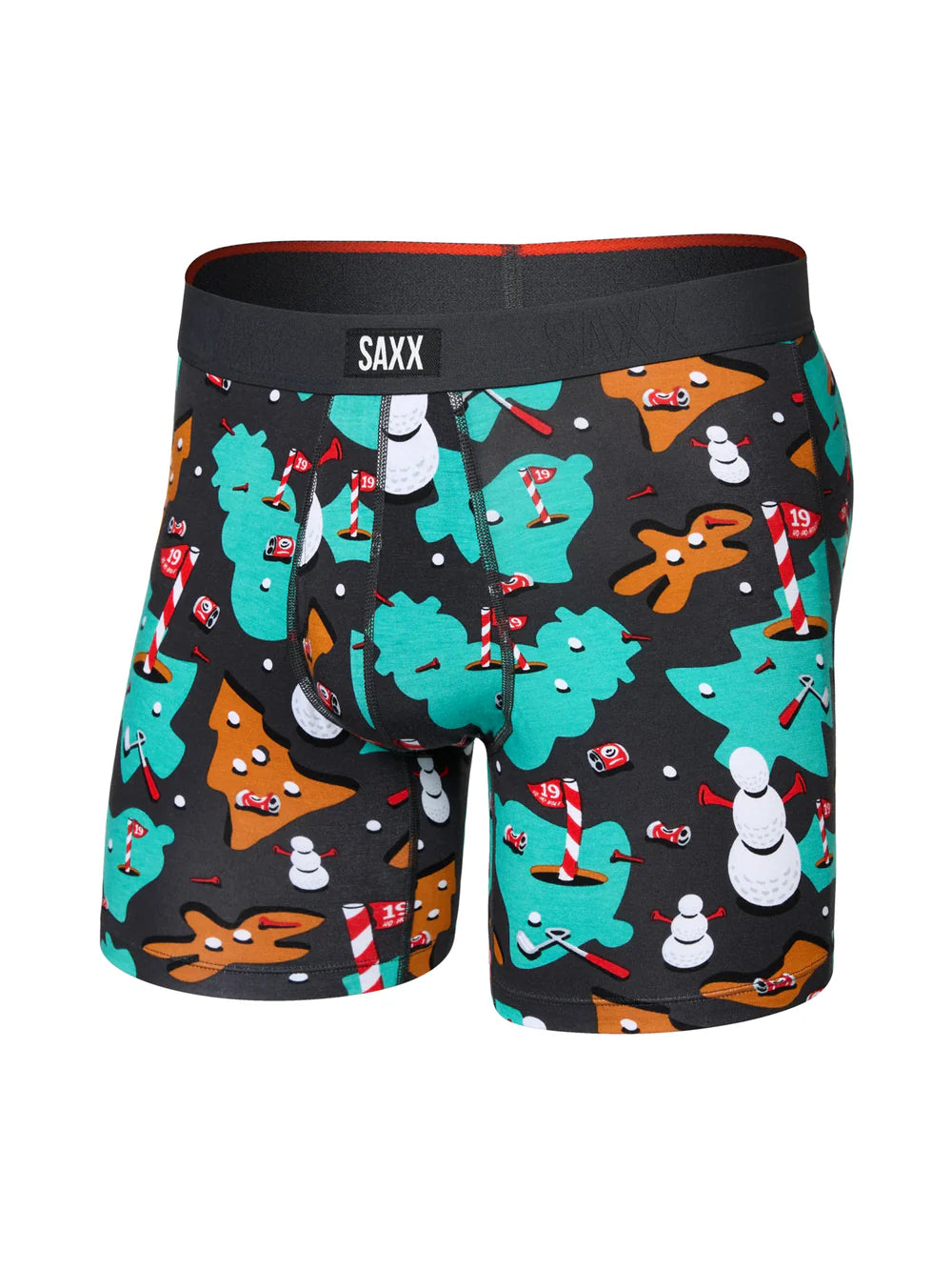 VIBE XTRA BOXER BRIEF | 19TH HOLE-IDAYS: BLACK