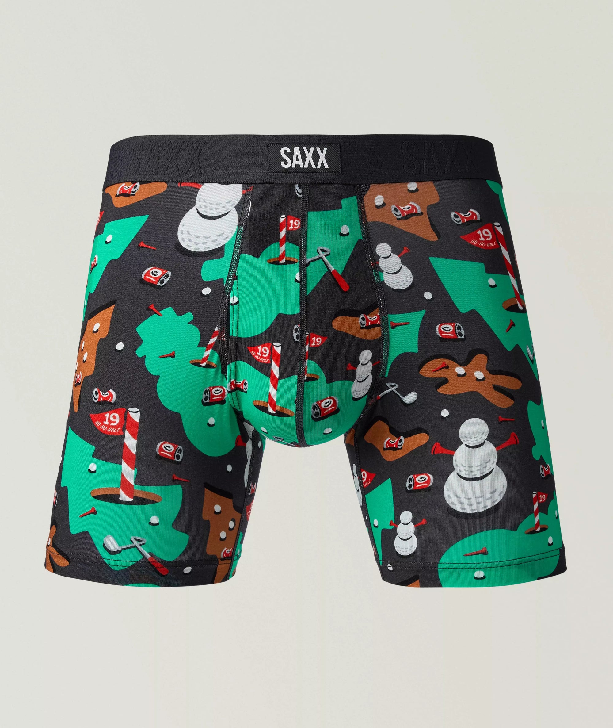VIBE XTRA BOXER BRIEF | 19TH HOLE-IDAYS: BLACK