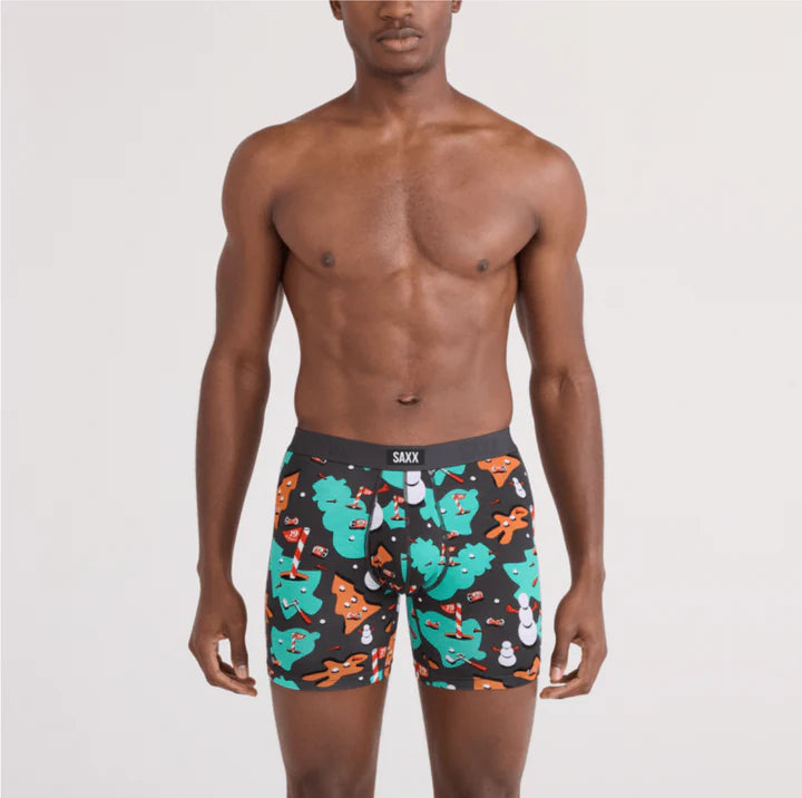 VIBE XTRA BOXER BRIEF | 19TH HOLE-IDAYS: BLACK